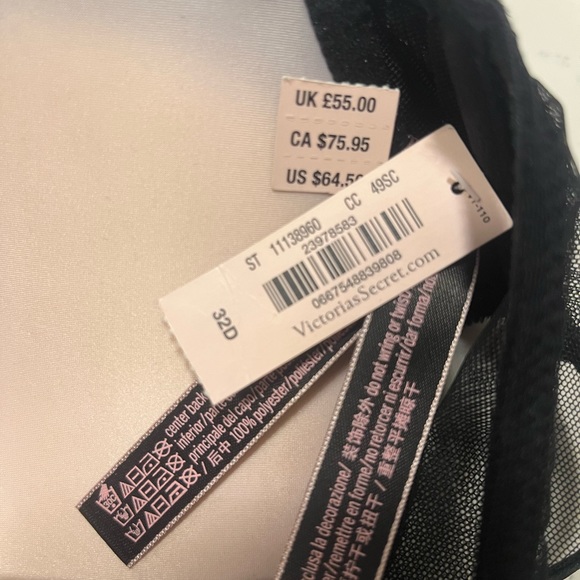 Victoria Secret Rhinestone Racerback with Front Closure - Picture 3 of 3